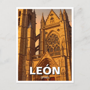 Carte Postale León Espagne Travel