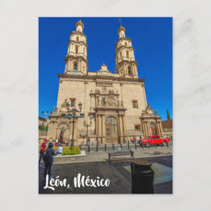 Carte Postale León, Mexique, Cathédrale