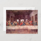 Carte Postale Léonard de Vinci - La Dernière Cène (Devant / Derrière)