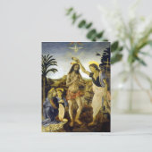 Carte Postale Léonard de Vinci Le baptême du Christ (Debout devant)