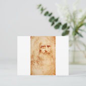 Carte Postale Leonardo Da Vinci Autoportrait vers 1510-1515 (Debout devant)