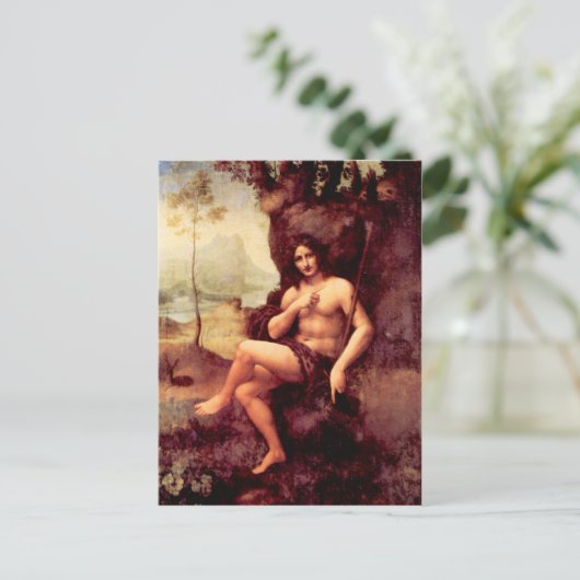 Carte Postale Leonardo da Vinci - Bacchus (Debout devant)