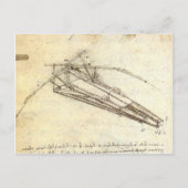 Carte Postale Leonardo da Vinci - Conception pour une machine à  (Devant)