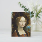 Carte Postale Leonardo da Vinci Ginevra de' Benci (Debout devant)