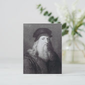 Carte Postale Leonardo da Vinci, gravé par Raphael (Debout devant)