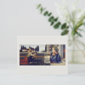 CARTE POSTALE : LEONARDO DA VINCI : L'ANNONCIATION (Debout devant)