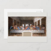 CARTE POSTALE : LEONARDO DA VINCI : LE DERNIER FOU (Devant / Derrière)