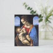 CARTE POSTALE LEONARDO DA VINCI MÈRE MARY & JESUS POSTCARD (Debout devant)