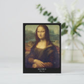 Carte Postale LEONARDO DA VINCI / Mona Lisa (Debout devant)