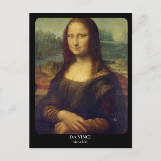 Carte Postale LEONARDO DA VINCI / Mona Lisa (Devant)