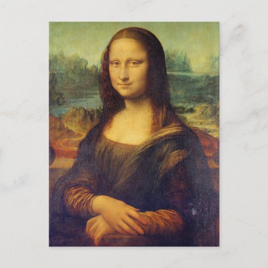 Carte Postale Leonardo da Vinci - Mona Lisa (Devant)