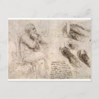 Leonardo da Vinci, possible autoportrait.