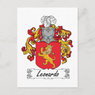 Carte Postale Leonardo Family Crest