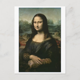 Carte Postale Leonardo Vinci Mona Lisa, c.1503-6