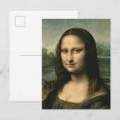 Carte Postale Leonardo Vinci | Mona Lisa, v.1503-6 (Devant / Derrière)