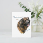 Carte Postale Leonberger Best Friend 2 (Debout devant)