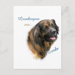 Carte Postale Leonberger Best Friend 2