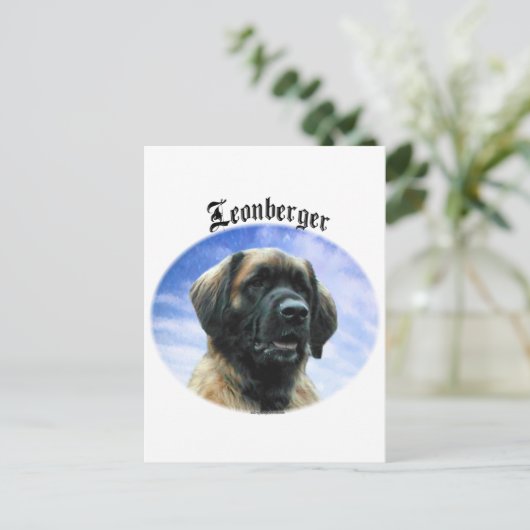 Carte Postale Leonberger Clouds (Debout devant)