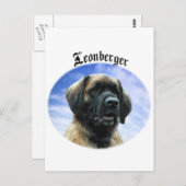 Carte Postale Leonberger Clouds (Devant / Derrière)