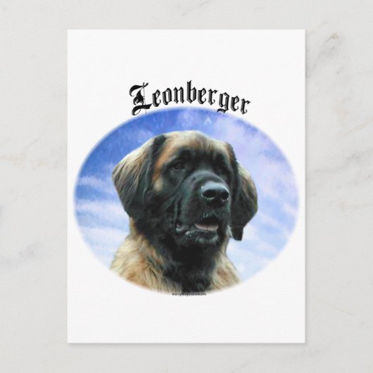 Carte Postale Leonberger Clouds (Devant)