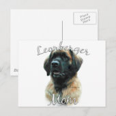 Carte Postale Leonberger Mom 2 (Devant / Derrière)
