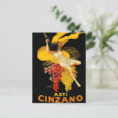 Carte Postale Leonetto Cappiello Cinzano Cocktail Publicité (Debout devant)