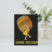 Carte Postale Leonetto Cappiello Cognac Pelisson Publicité (Debout devant)