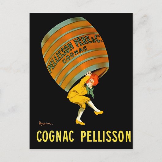 Carte Postale Leonetto Cappiello Cognac Pelisson Publicité (Devant)