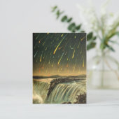 Carte Postale Leonid Meteor Storm Peinture de 1883 (Debout devant)