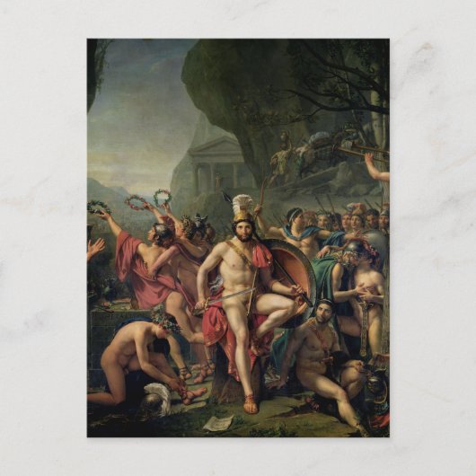 Carte Postale Leonidas à Thermopylae (Devant)