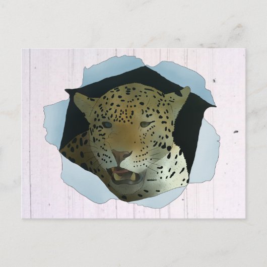 Carte Postale Leopard (Devant)