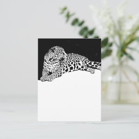 Carte Postale Leopard (Debout devant)