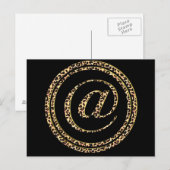 Carte Postale Leopard @ (Devant / Derrière)