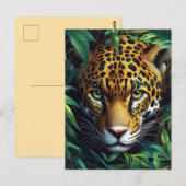 Carte postale LEOPARD #1 (Devant / Derrière)