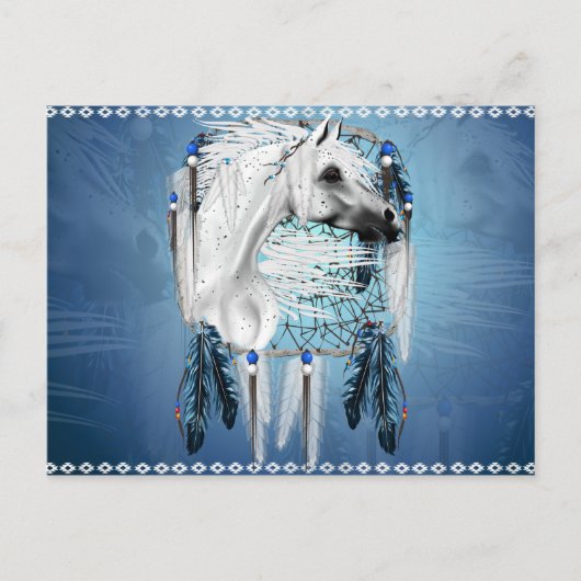 Carte postale Leopard Appy Dream Catcher (Devant)