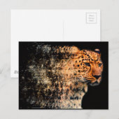 Carte Postale Leopard brisé (Devant / Derrière)
