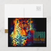 Carte Postale Leopard [Carte postale] (Devant / Derrière)