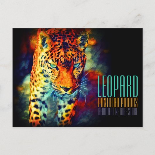 Carte Postale Leopard [Carte postale] (Devant)