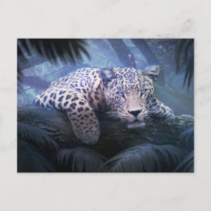 Carte Postale Leopard de la jungle mystique
