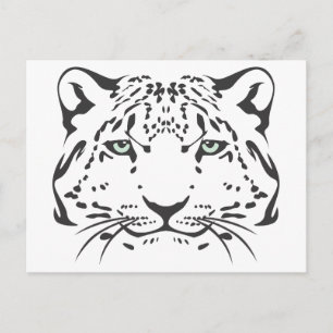 Carte Postale Léopard des neiges