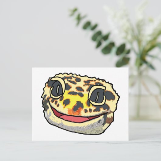 Carte Postale Leopard Gecko (Debout devant)