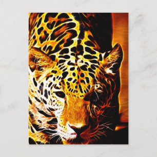 Carte Postale Leopard Gotcha