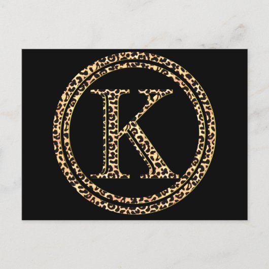 Carte Postale Leopard K (Devant)