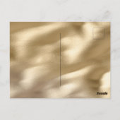 Carte Postale Léopard noir crème (Dos)