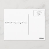 Carte Postale Leopard, phase noire (Dos)