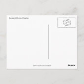 Carte Postale léopard sauvage (Dos)