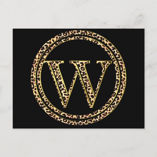Carte Postale Leopard W (Devant)