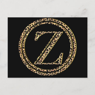 Carte Postale Leopard Z