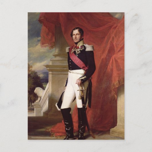 Carte Postale Léopold I 1840 (Devant)