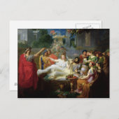 Carte Postale L'épée de Damoclès (Devant / Derrière)